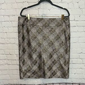 {The Limited} Gold/black skirt